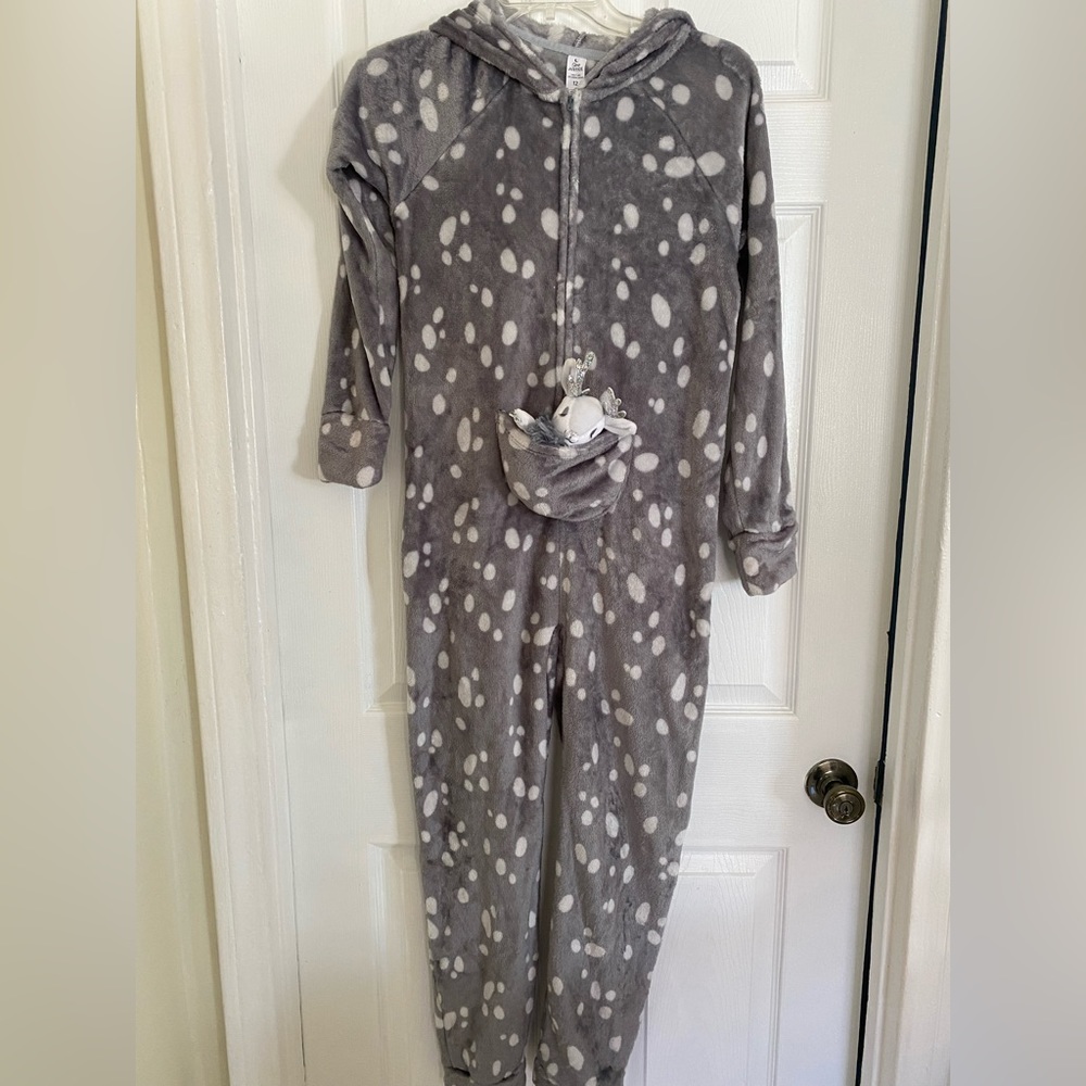 Girls’ Gray Justice Onesie